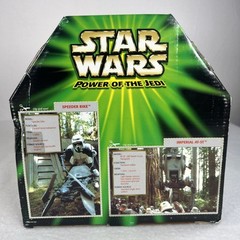 Star Wars Power of the Jedi POTJ Imperial AT-ST & Speeder Bike Paploo BRAND NEW