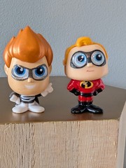 Incredibles Disney Doorables, Series 7, Complete Set Of 6 Items, Dash, Violet