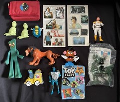 Vintage 1980-90s TV / Movie Items – Dick Tracy Purse – A Team Knight Rider More
