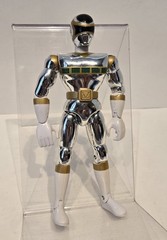 Bandai 1998 Power Rangers In Space 8″ Silver Ranger Action Figure