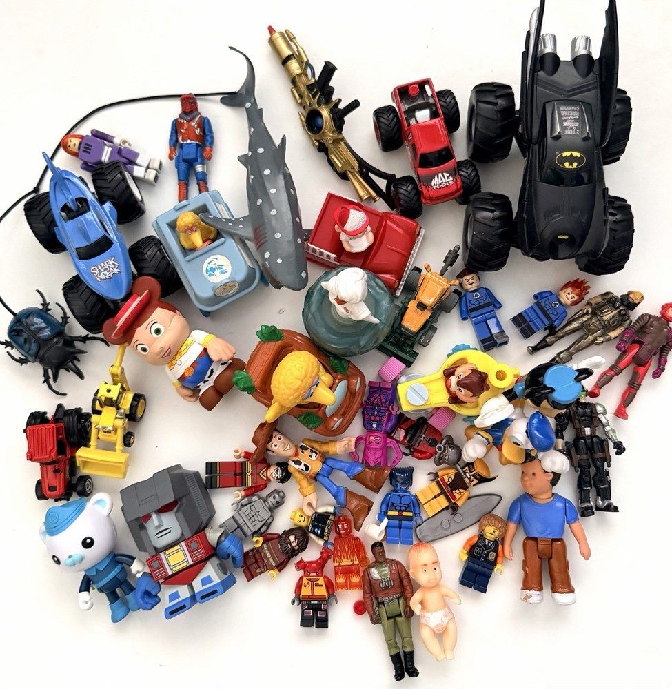 Mixed Lot Toys & Action Figures Batman MASK Monster Jam Transformers Toy Story