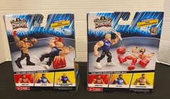 WWE Knuckle Crunchers Series 5 Cody RHODES Roman Reigns 4 Inch Action Figure Set