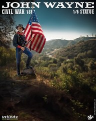 M.R. Morrison The Duke John Wayne Civil War 1863 1/6 Infinite Statue Sideshow