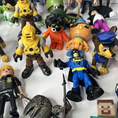 42 Assorted Toy Figurines Action Figures PJ Masks Paw Patrol & More Junk Drawer