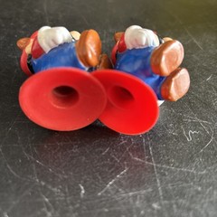 2 X Nintendo Mario Bros 3 Raccoon Tail Spring Pop Up Jumping Toy Vintage 1989