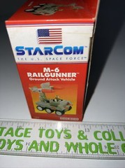VINTAGE 1986 STARCOM M-6 RAILGUNNER NIB COLECO BRAND NEW IN OPENED BOX 🔥