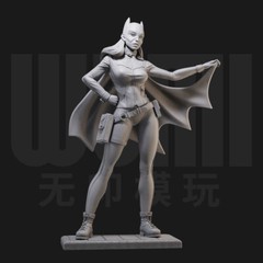 1/24 Batgirl Batman Scene Prop Miniture Figure Doll Display Statue Model Toy