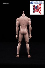 US 1/6 Male Figure Body Model Toy MX02-A Suntan Skin Flexible For 12″ Action Hot