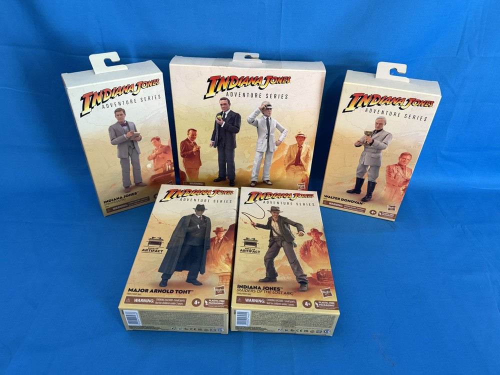 Hasbro Indiana Jones Adv/Series – set of 6 figures
