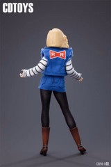 Cdtoys cd048A 1/12 Android 18 Female Head Sculpt &Clothing Suit Fit 6”Figure