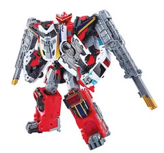 Tobot GD Galaxy Detectives Giant V 12.5″ 3IN1 Combiner Robot Figure Fire Engine