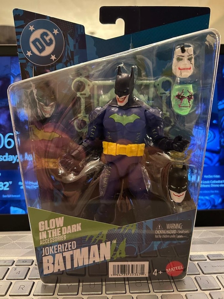 MATTLE 6 1/2 INCHES TALL DC JOKERIZED BATMAN PREMIERE WAVE 2 ACTION FIGURE
