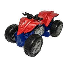 Marvel Spiderman ATV 4×4 Motorcycle Battery Powered 2008 Hasbro Loose Red Blue