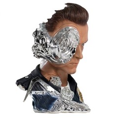 PureArts Terminator 2 T-1000 Painted Art Mask 1:1 Scale Standard Edition