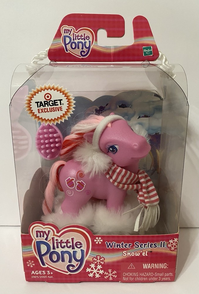 2004 Hasbro MY LITTLE PONY SNOW’ EL G3 Target Exclusive Toy Winter Series II NEW