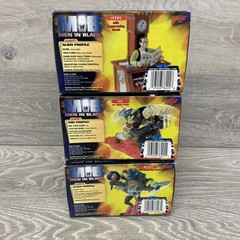 Men In Black Action Figures Jeebs Mikey Jay MIB Galoob 1997 Vintage Lot of 3