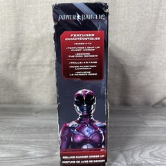 Power Rangers Deluxe Dress Up Shirt & Light up Chest Armor PINK 4-7X Halloween