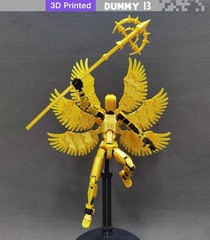(Assembly Completed) 3D Printed T13 Action Figure, 5.5 Inch Multi-Jointed…