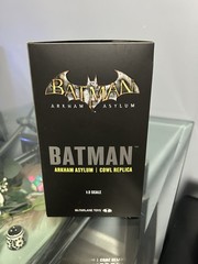 Mcfarlane Toys – Batman Arkham Asylum Cowl Replica – 1:3 Scale – New in Box