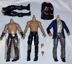 AEW Wrestling Figure Body Fodder Lot Suit Brodie CHASE Moxley Hardy WWE Elite