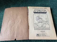 1986 Vintage Masters Of The Universe MOTU Coloring Book Golden *Read*