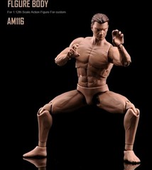 USA Stock ANT 1/12 Flexible Muscular Male Head Body Model Toys 6” Action Figure