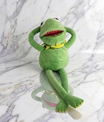 Kermit The Frog Hand Puppet 24″ 60cm Soft Plush Stuffed Toy The Muppets Gift New