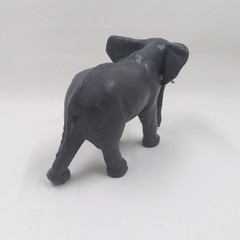 Vintage Elephant Figure Hong Kong Imperial Toy Corp 1980s Free Shipping