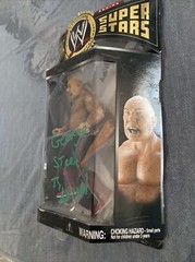 George The Animal Steele Autograph Hand Signed WWE Classic Green Ink SALE $199