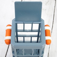 Roblox DevSeries SHARK BITE 2: SHARK CAGE Gray Scuba Diver Figure ONLY