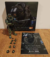 1000 Toys Halo Reach Jun (Noble Three): Authentic, Complete in Box, Near Mint