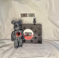 Bearbrick X Atmos X Staple 400% And 100%