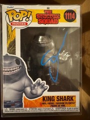 Steve Agee signed King shark suicide squad Funko 1114