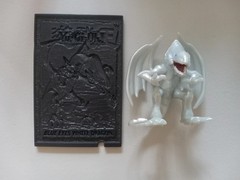 Yu-Gi-Oh! Blue Eyes White Dragon Mini Figure + Plastic Card (Mattel, 2002)