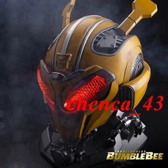 US Now!!! Killerbody 1:1 Bumblebee Mask LED Light Transform Cosplay Props w/ Box