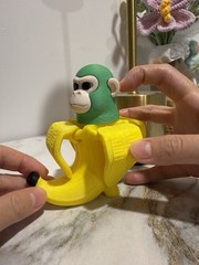 Bananini Chimpanani Brain Rot Meme Toy | Funny 3D Printed Collectible