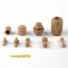 Universal 9Pcs Neck Joint Connector Fit 1/6 Scale 12″ Head Sculpt Hot Toys Body