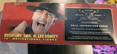 Sideshow Gunnery Sgt. R Lee Ermey Vintage 2001 12” Motivational Figure no Sound
