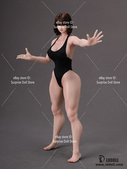 LDDOLL Chunli 1/6 Female Muscle Seamless 29cm Flexible Body Figure F 12″ OB Head