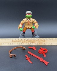 Vintage 1992 TMNT Sewer Scout Raph Complete Wacky Wild West Turtles Playmates