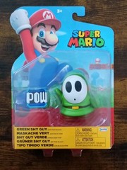 9-PK SHY GUY 4″ + 2.5″ Super Mario Nintendo Black Light Blue Green Red Yellow