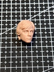 1/12 1/4 1/6 1/18 Unpainted Luke Young Mark Hamill Head Carved Model Toys