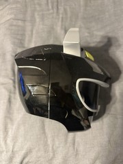 Power Rangers Wild Force Black Bison/Gaoranger GaoBlack Helmet Used (DAMAGES)