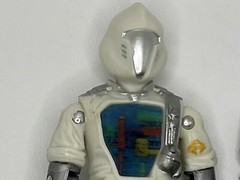 GI Joe Cobra B.A.T. Custom white G.I. Joe complete Figure 2011 By Black Major