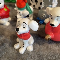 Vintage Disney’s/ Mc Donald’s PVC Toys Lot Of 20 Christmas Theme 101 Dalmatians