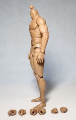 ZC Toys 1/6th Muscular Flexibl Male Figure Body Fit 12″ Hot Toys Head Sculpt Toy