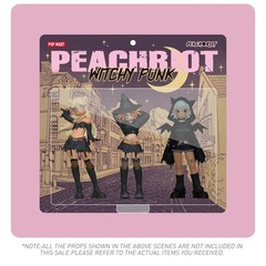 POP MART PEACH RIOT Witchy Punk PVC Figure Set of 3 Limited Art Toys Boxed