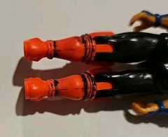 Gi Joe RED NINJAS figure v1 original 1993 Ninja Force Battle Ax Vehicle driver