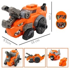 Dino Core 8 Figures Set Ultra D-Saber Mammoth Cerato Tri PLESIO Dimetrodon Robot