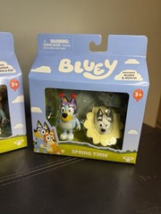 Set Of 3- Bluey and Bingo Fairytale, Spring Time And Wedding Time 3+ New In Box